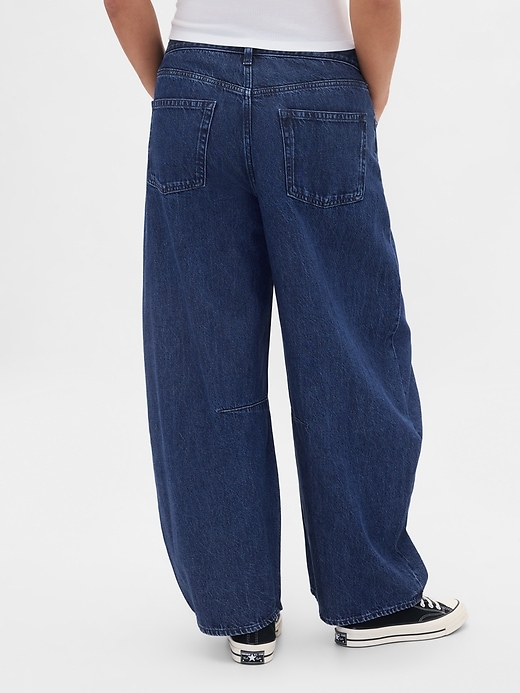 jean à taille haute ultra-doux croisé en forme de fer à cheval
