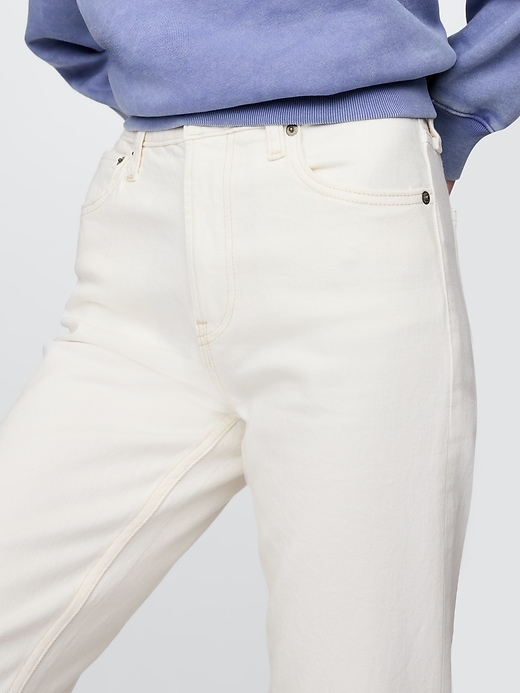 jean slim droit taille haute années 90