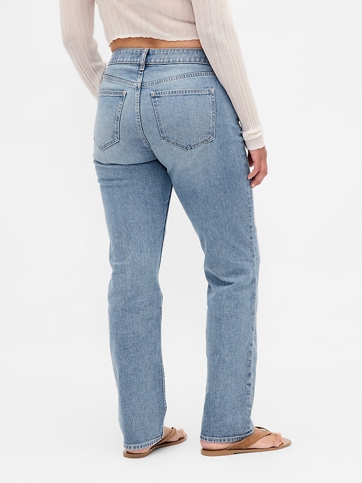 jean slim droit taille basse pour femmes rondes style années 90
