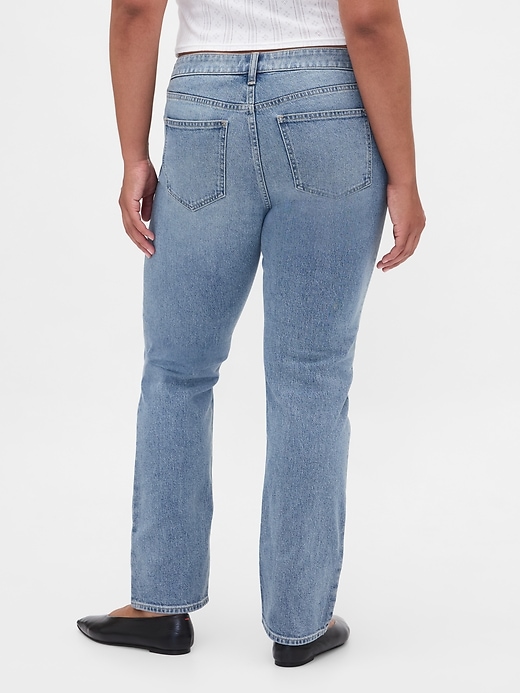 jean slim droit taille basse pour femmes rondes style années 90