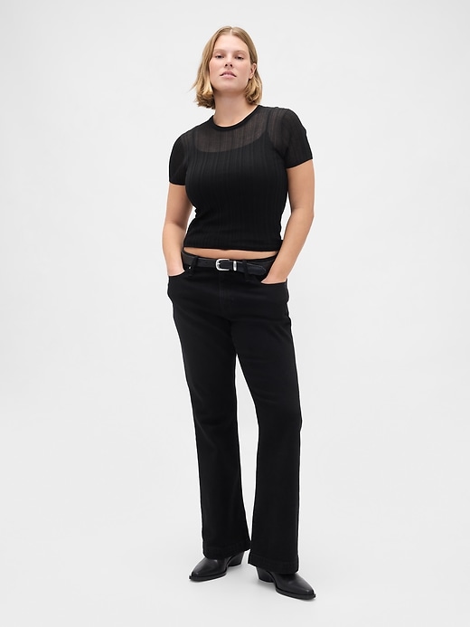 jean taille basse pour femmes rondes long et fuselé