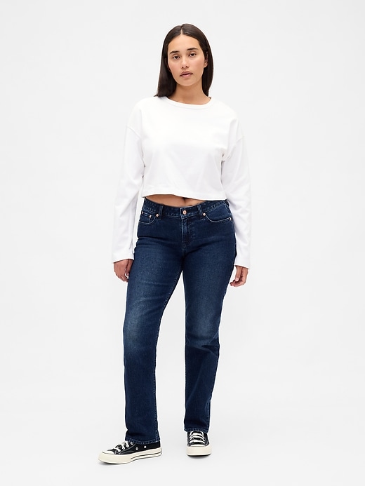 jean slim droit taille basse pour femmes rondes style années 90