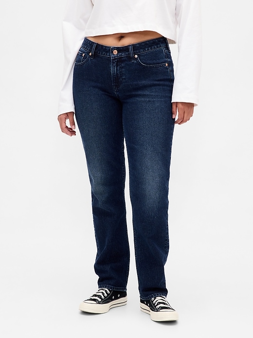 jean slim droit taille basse pour femmes rondes style années 90
