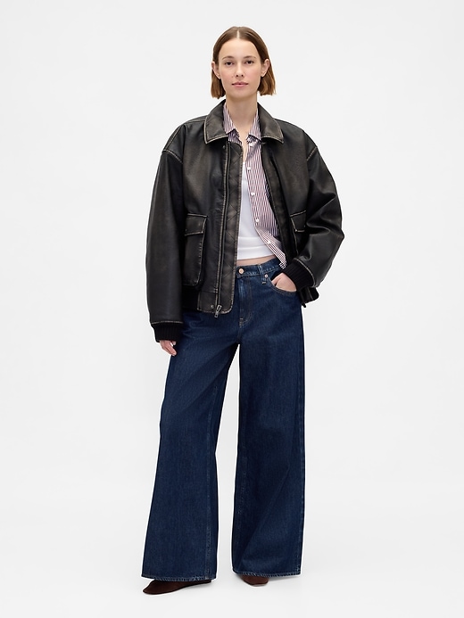 jean taille basse extra large