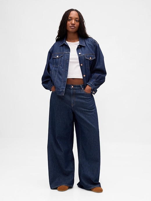jean taille basse extra large