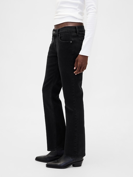 jean slim droit taille basse années 90