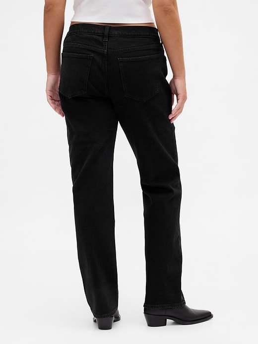 jean slim droit taille basse années 90