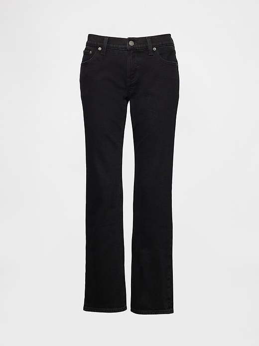 jean slim droit taille basse années 90