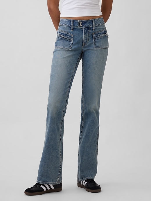 jeans taille basse longs et fins