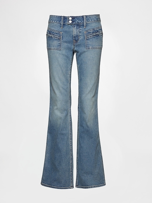 jeans taille basse longs et fins