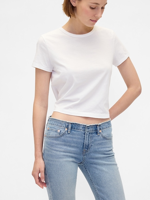 jean slim droit taille basse années 90