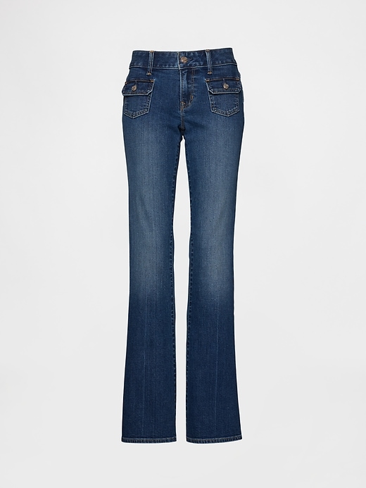 jeans taille basse longs et fins