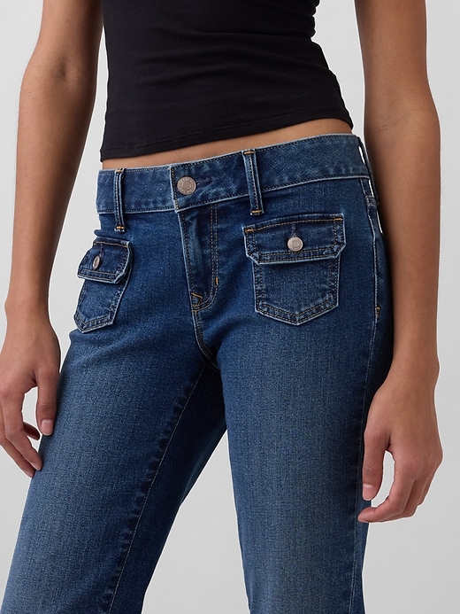 jeans taille basse longs et fins