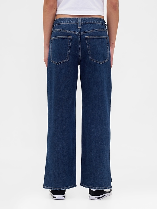 jean ample taille basse à cordon de serrage années 90