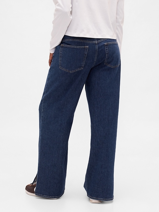 jean ample taille basse à cordon de serrage années 90