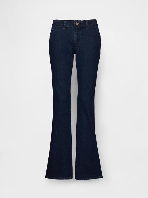 jeans taille basse longs et fins