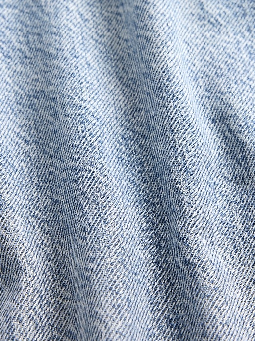 jean baggy ultra-doux taille mi-haute
