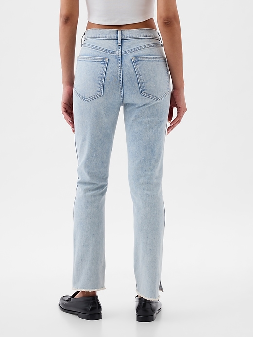 jean slim vintage taille haute