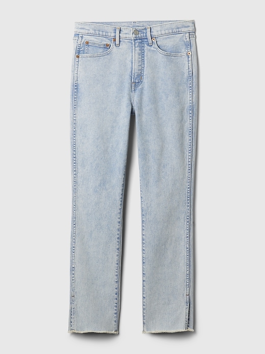 jean slim vintage taille haute