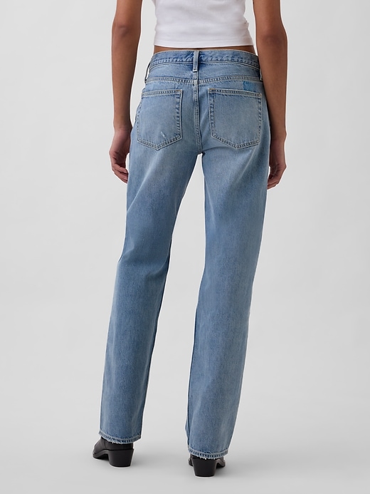 jean droit souple taille mi-haute