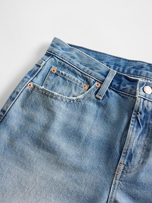 jean droit souple taille mi-haute