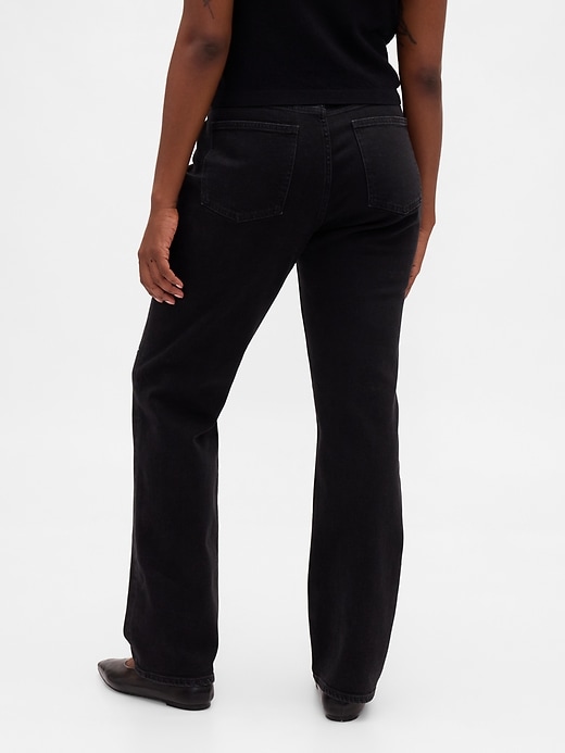 jean slim droit taille haute années 90