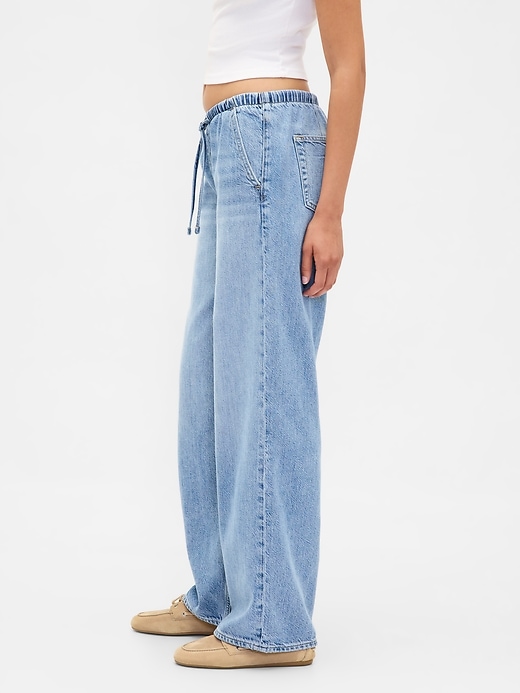 jean ample taille basse ultra-doux style années 90