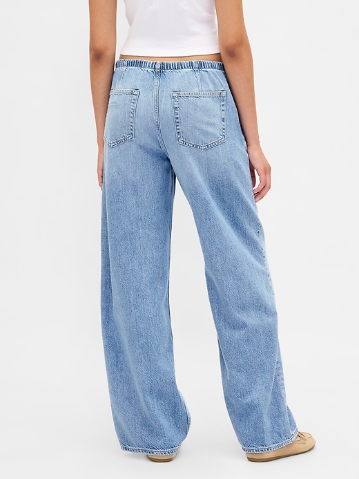 jean ample taille basse ultra-doux style années 90