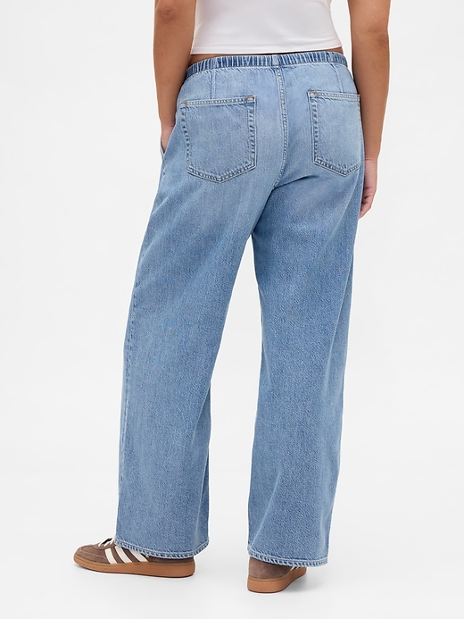 jean ample taille basse ultra-doux style années 90