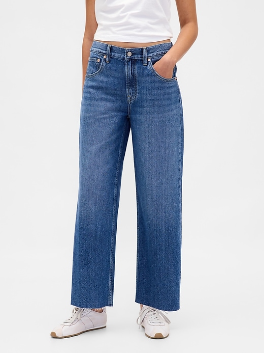 jean court ultra-doux et décontracté à taille basse
