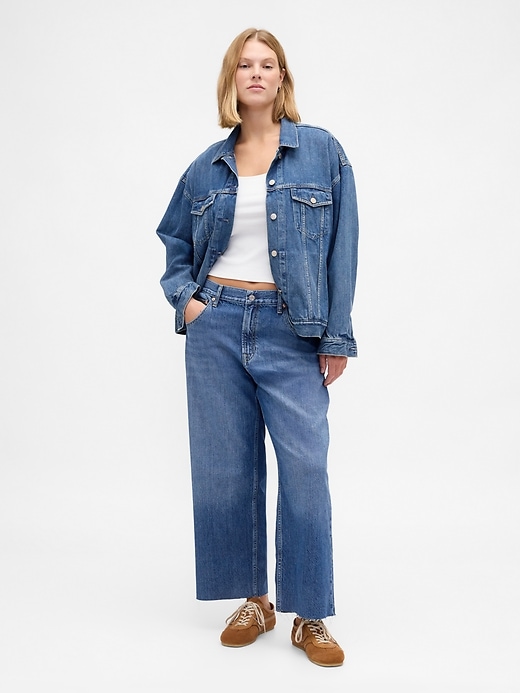 jean court ultra-doux et décontracté à taille basse
