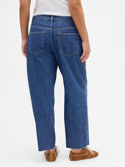 jean court ultra-doux et décontracté à taille basse