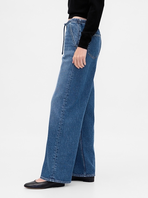 jean ample taille basse ultra-doux style années 90