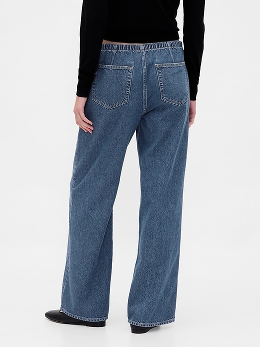 jean ample taille basse ultra-doux style années 90