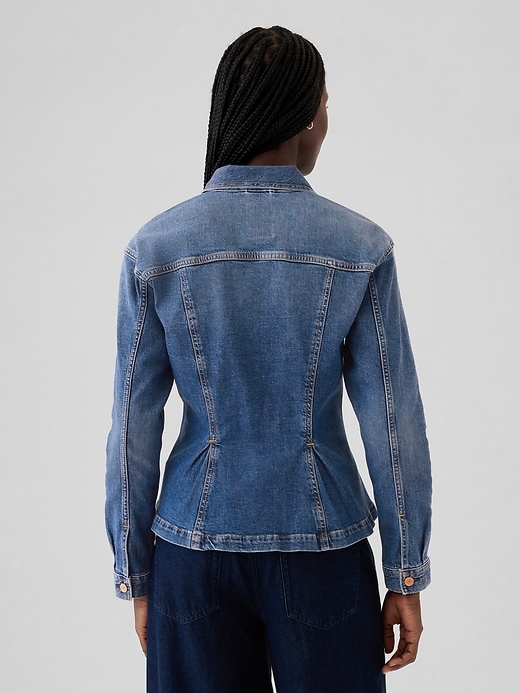 veste en jean cintrée