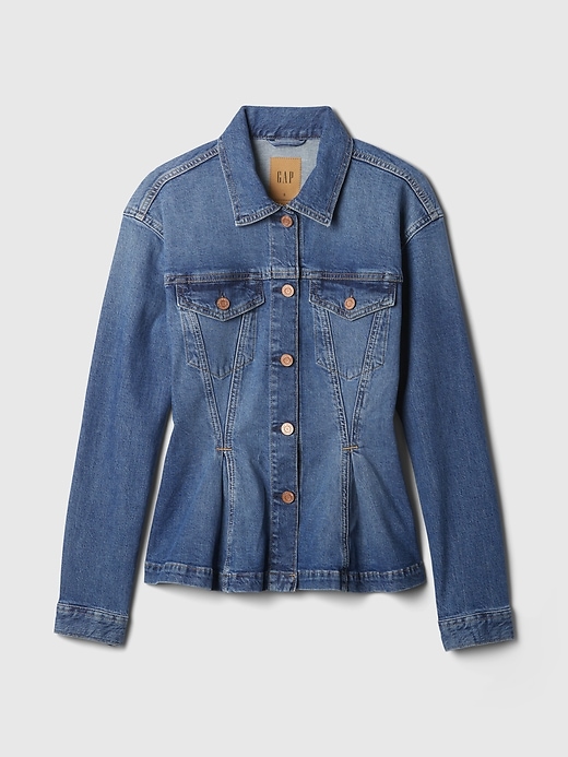 veste en jean cintrée