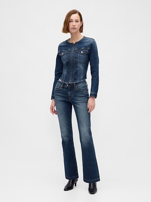 veste de motard en jean