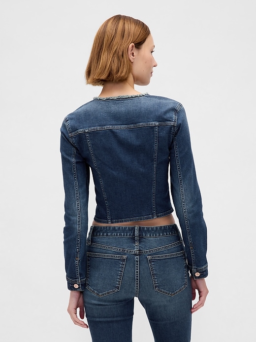 veste de motard en jean