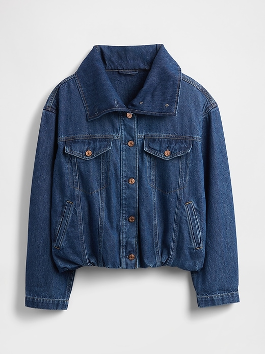 veste cocon oversize en denim