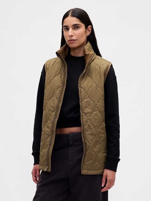 gilet matelassé léger recyclé