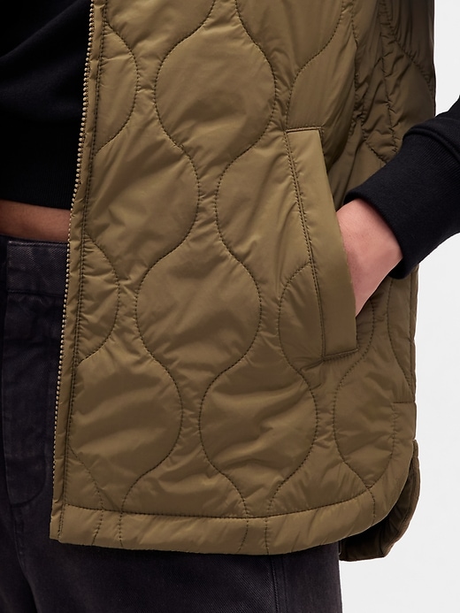 gilet matelassé léger recyclé