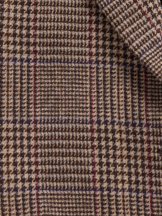 blazer oversize en laine mélangée