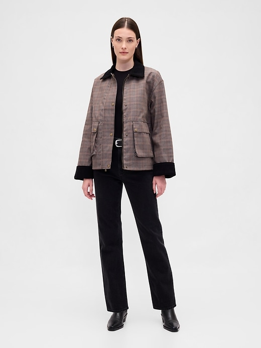 veste de grange à carreaux