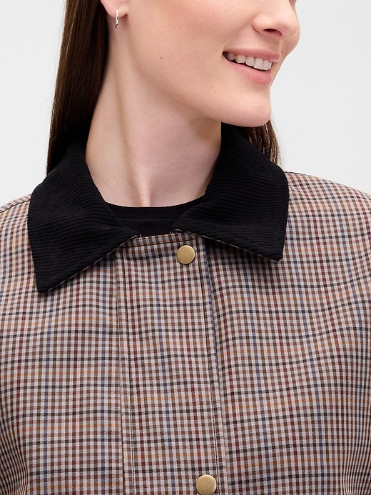 veste de grange à carreaux