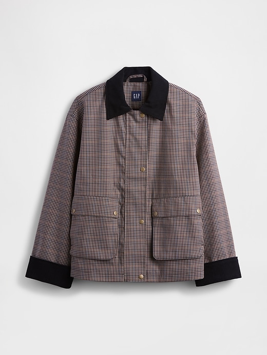 veste de grange à carreaux