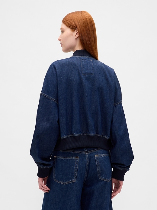 veste bomber en denim ultra-doux