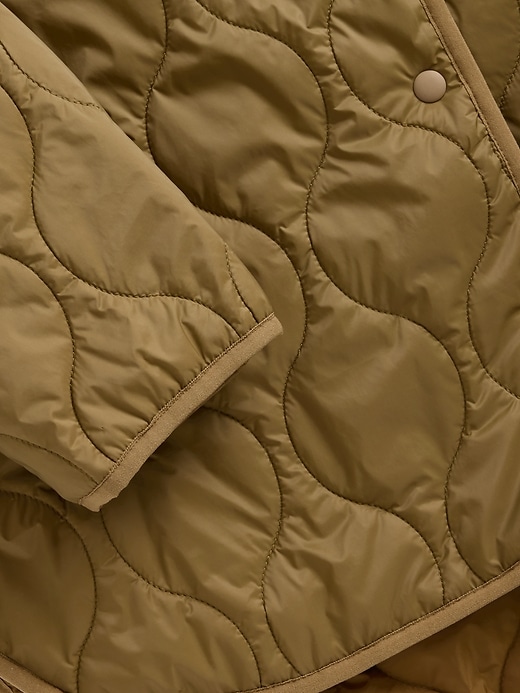 veste matelassée surdimensionnée légère recyclée