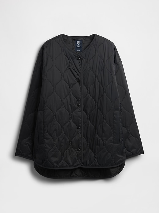 veste matelassée surdimensionnée légère recyclée