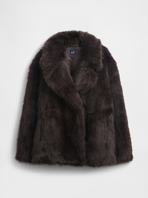 manteau en fausse fourrure