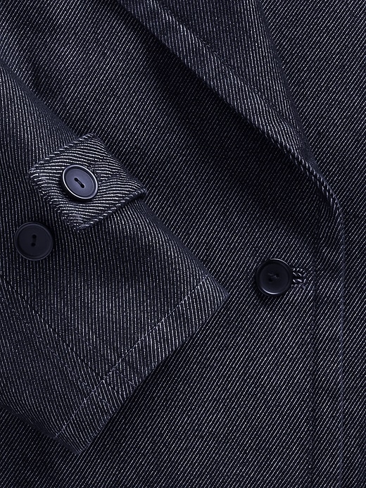 manteau cocon en denim gapstudio